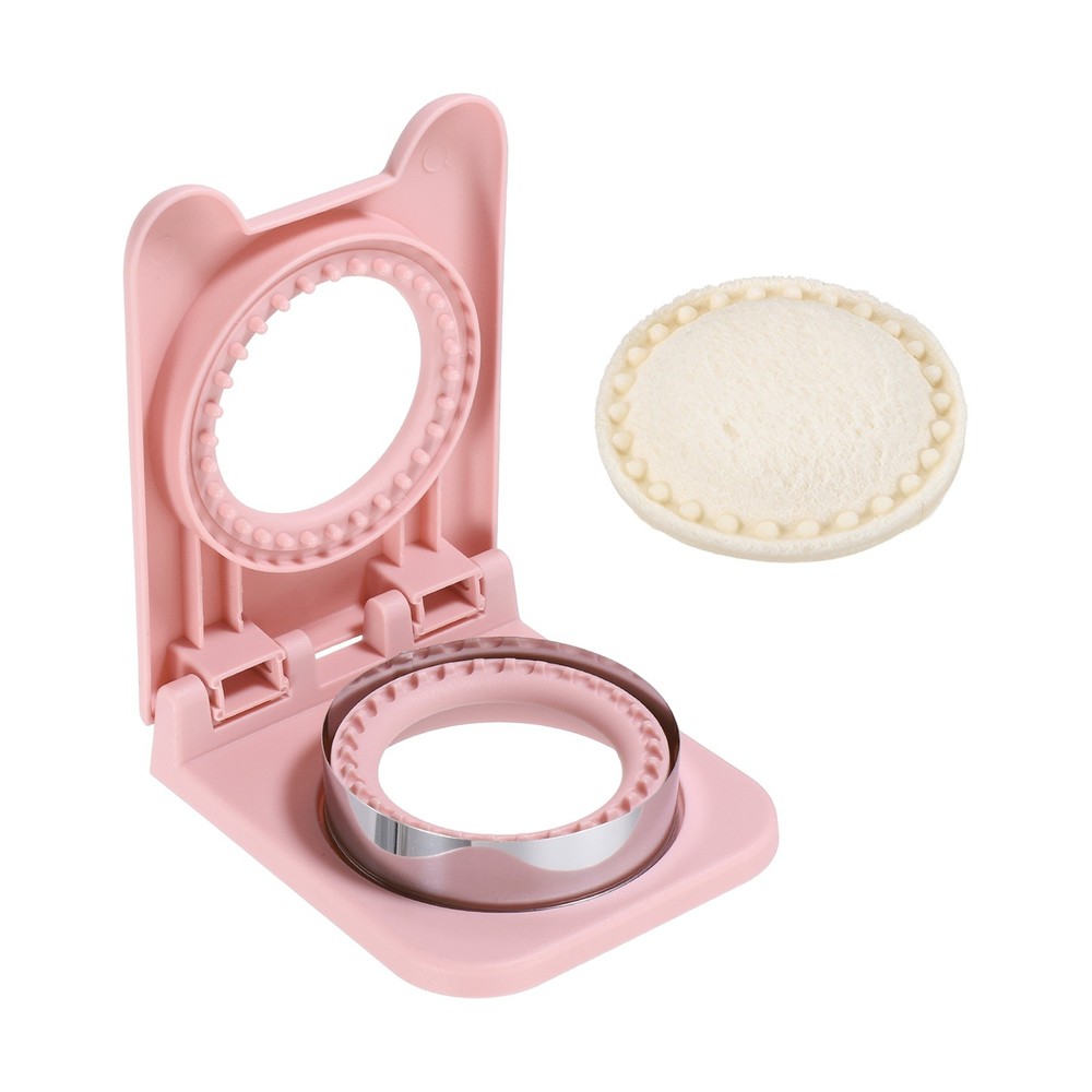 Crustless Sandwich Cutter, Round-Shape(Pink)