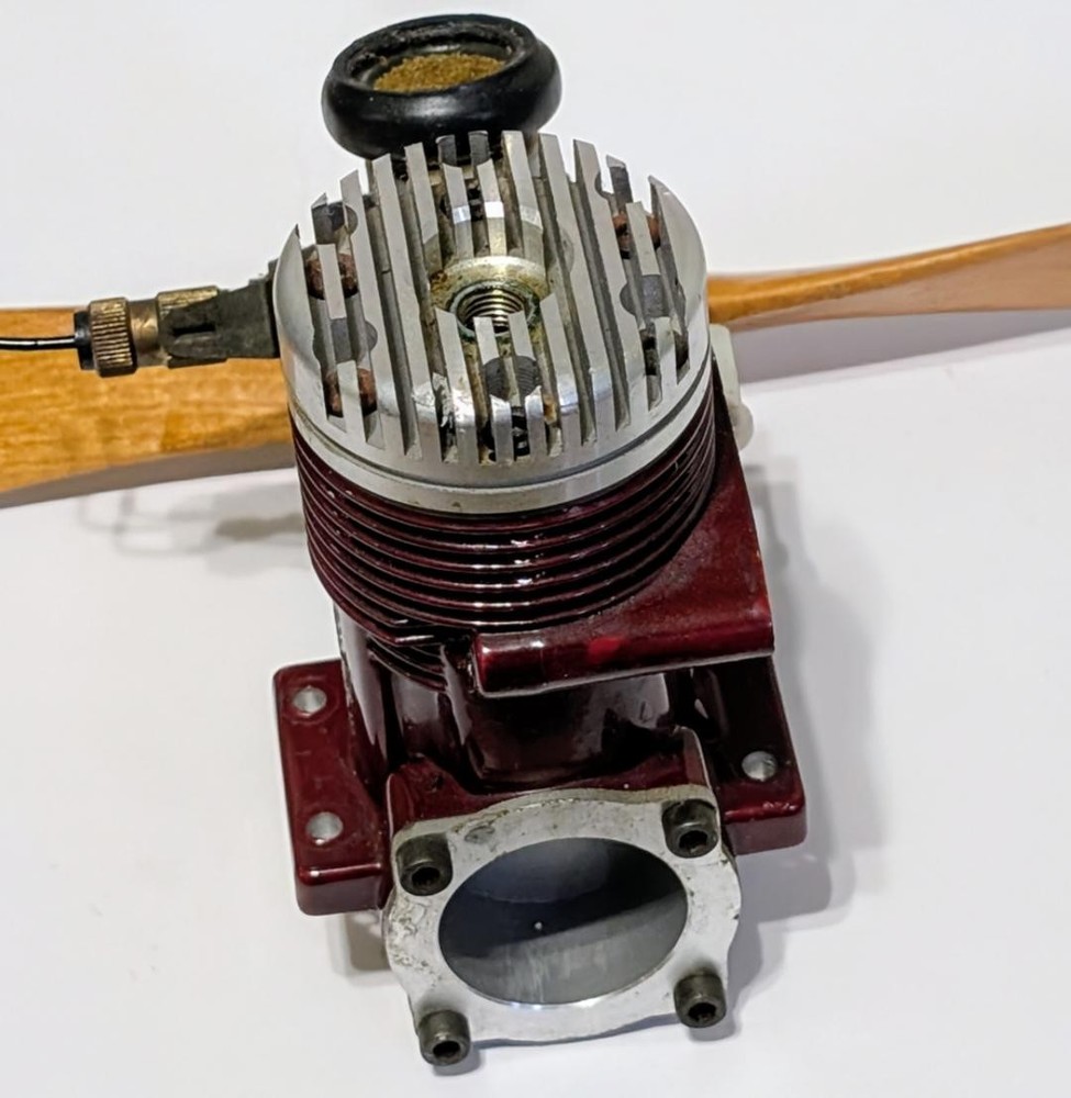 IRVINE .46 REMOTE CONTROL ENGINE, NO MUFFLER OR BOX, GREAT COMPRESSION, VGS