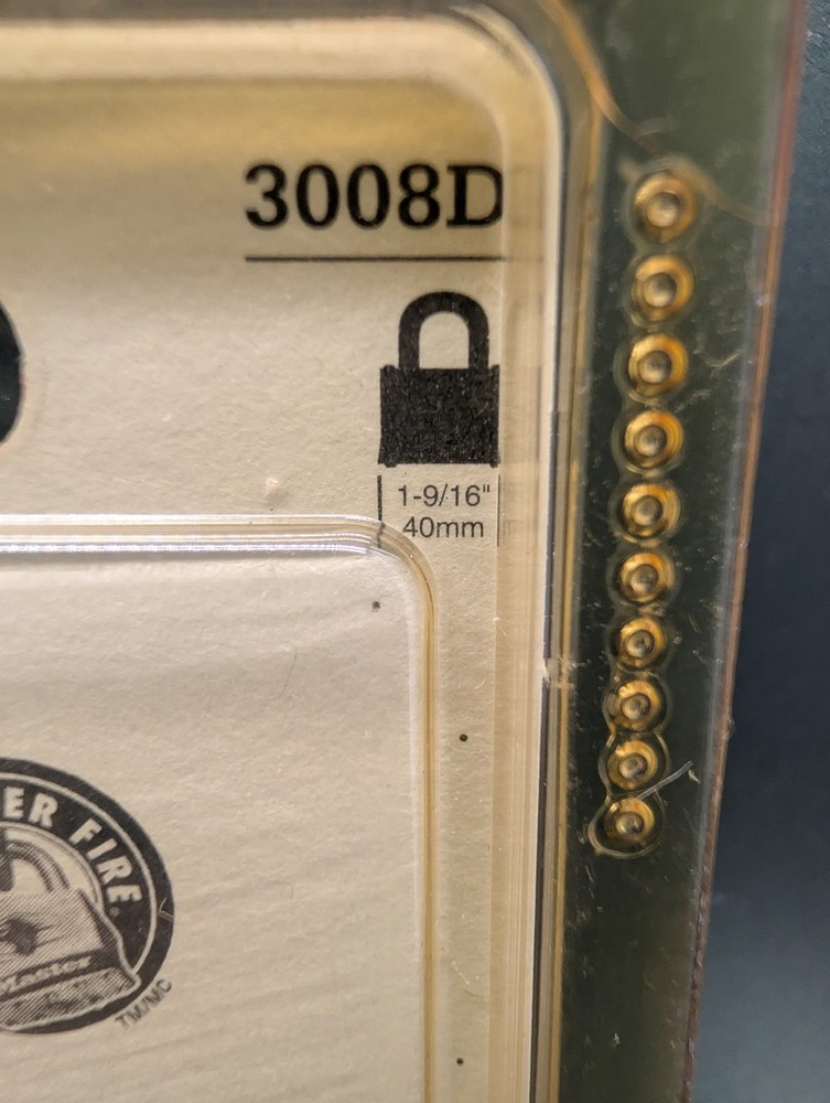 Master Lock 3008D No. 3 Padlock 4 Pack