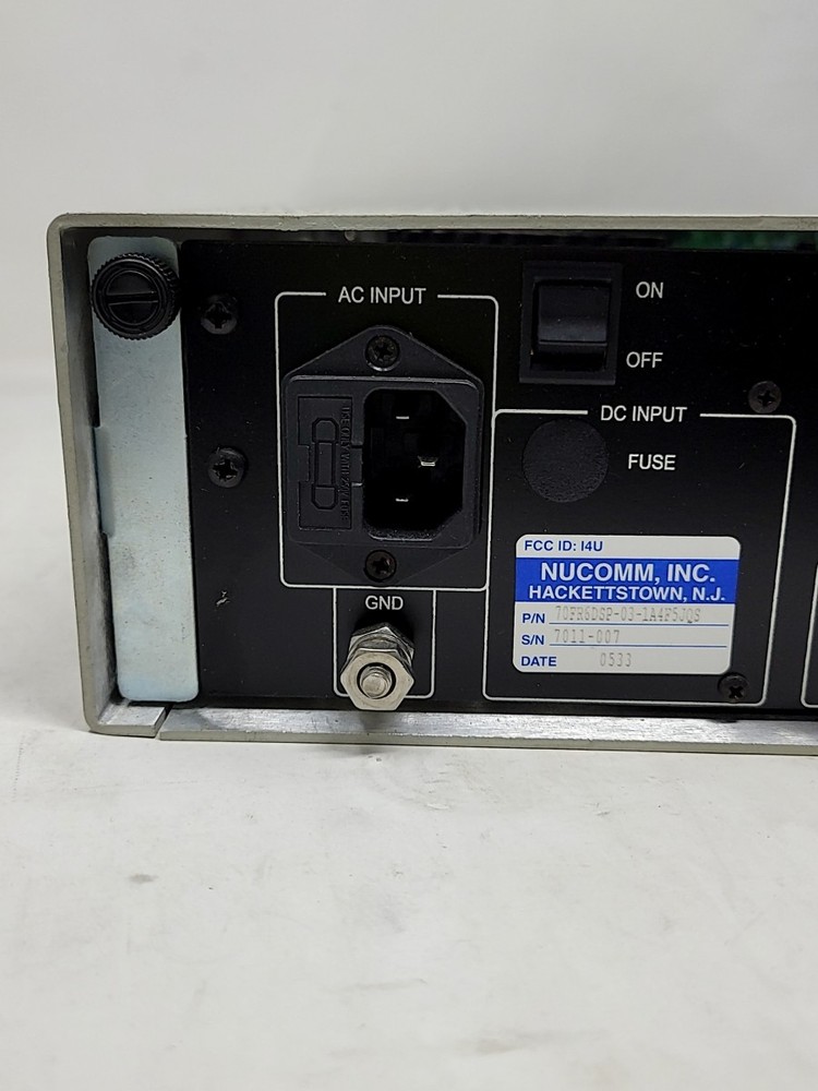 NUCOMM NULINX RECEIVER Microwave Receiver SEE NOTES