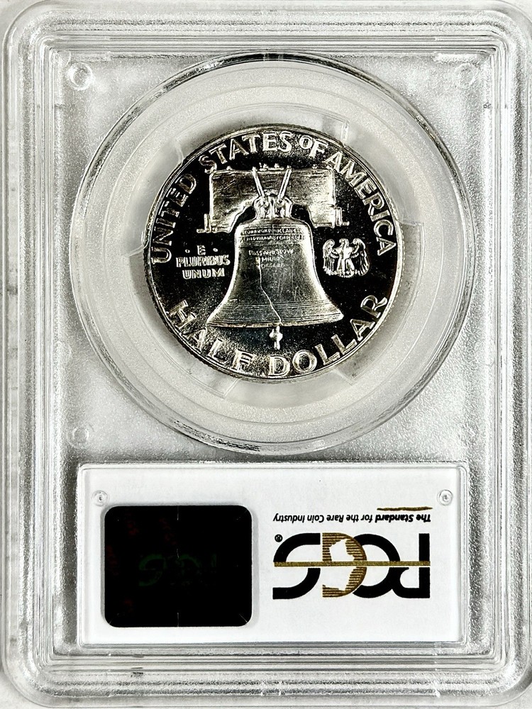 1954 PROOF FRANKLIN SILVER HALF DOLLAR PCGS PF67