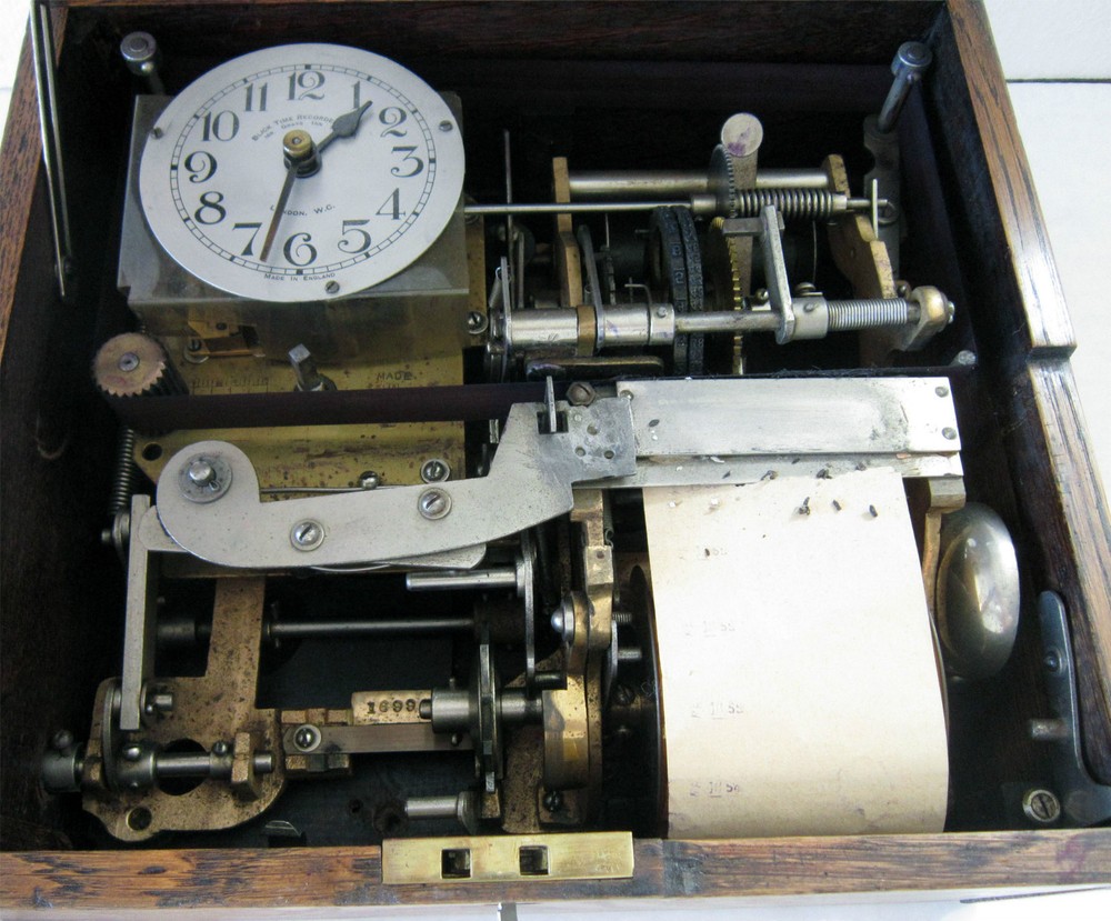 Original Receipt Recorder with Time Clock