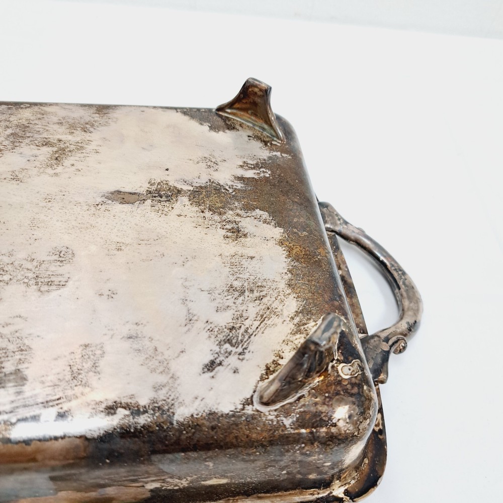 Vintage Silver Plate Vegetable Serving Dish Elegant