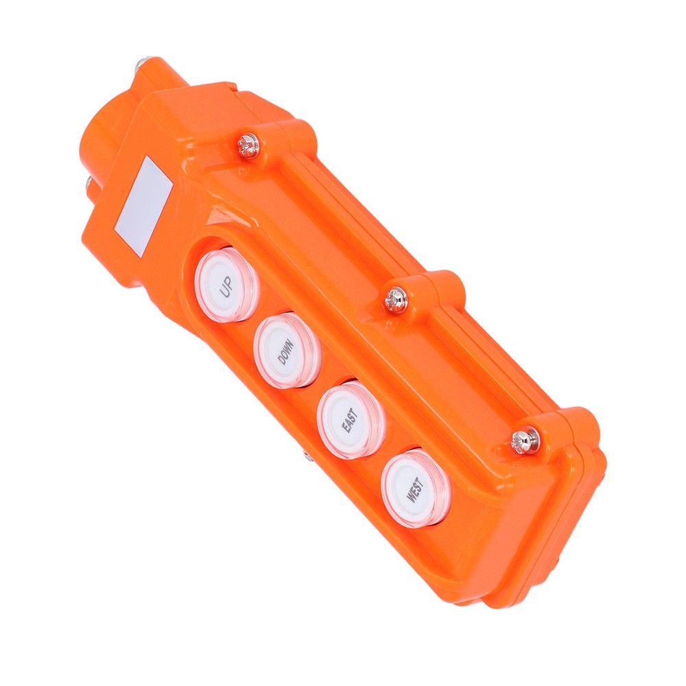 Crane Remote Control Hoist Switch Push Button Box Controller Rainproof New