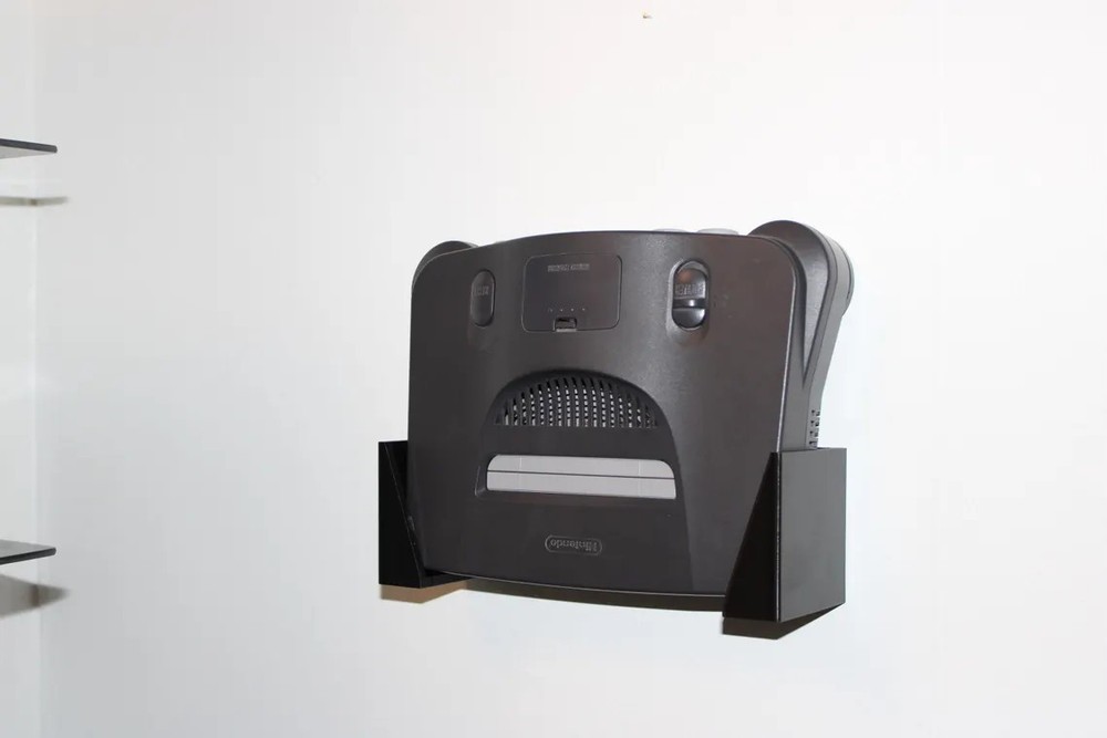 Nintendo 64 Wall Mount -- 3D Printed Console Holder