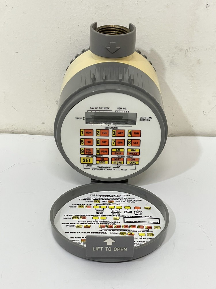 Melnor ~ Water Watering Sprinkler Programmable Timer ~ Model 87400 ~ Works