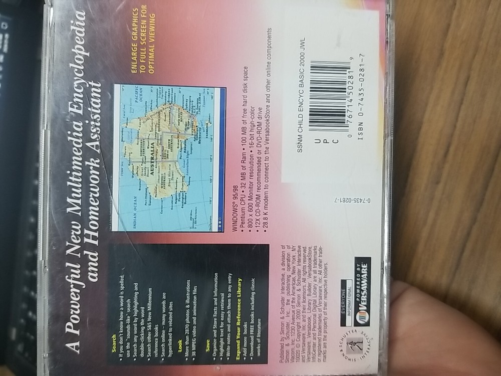 simon & schuster new millenium children's encyclopedia