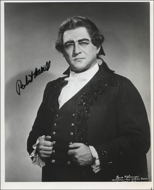 ROBERT MERRILL - AUTOGRAPHED SIGNED PHOTOGRAPH
