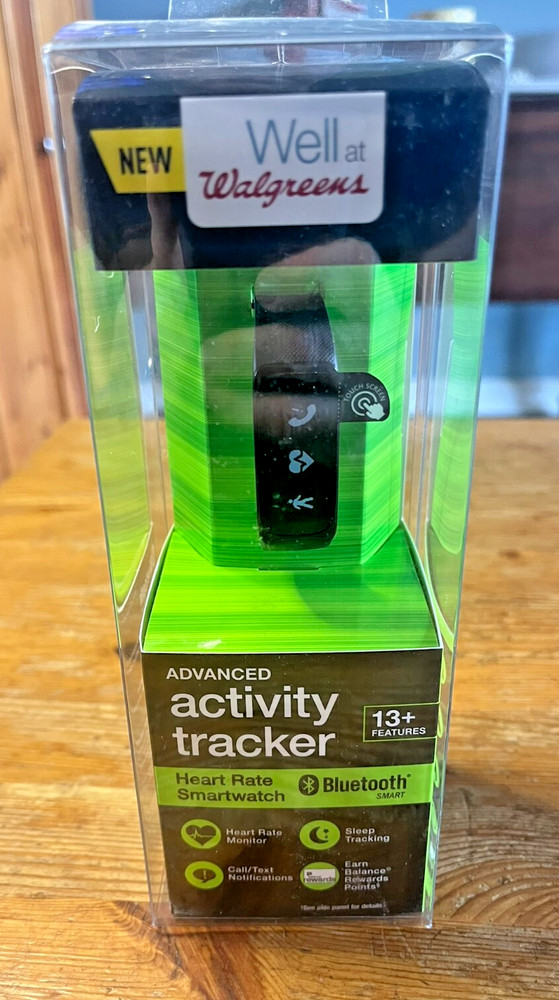Walgreens Advanced Activity Tracker Heart Rate Smartwatch New in Box