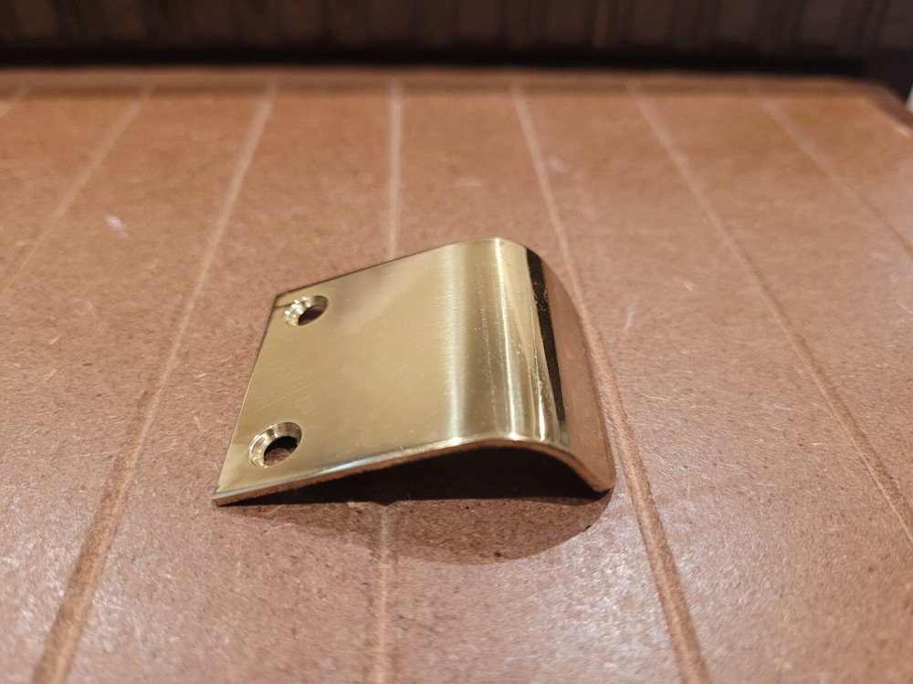 1 1/2" Long Edge Pull in Brass by Colonial Bronze