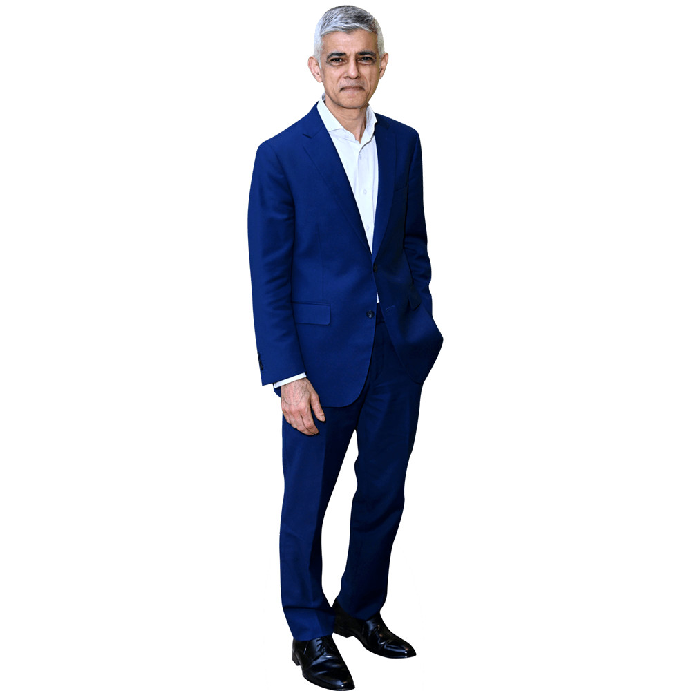 Sadiq Khan (Blue Suit) Mini Size Cutout