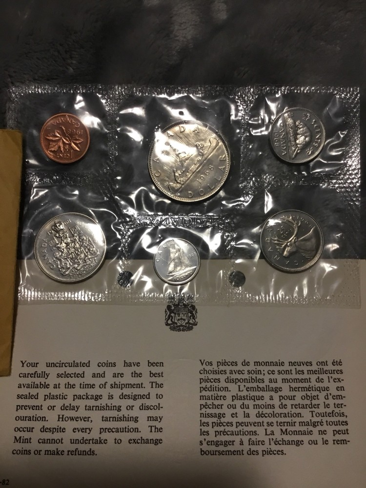 Canada 1968 Proof Like Set (Mint In packaging!)