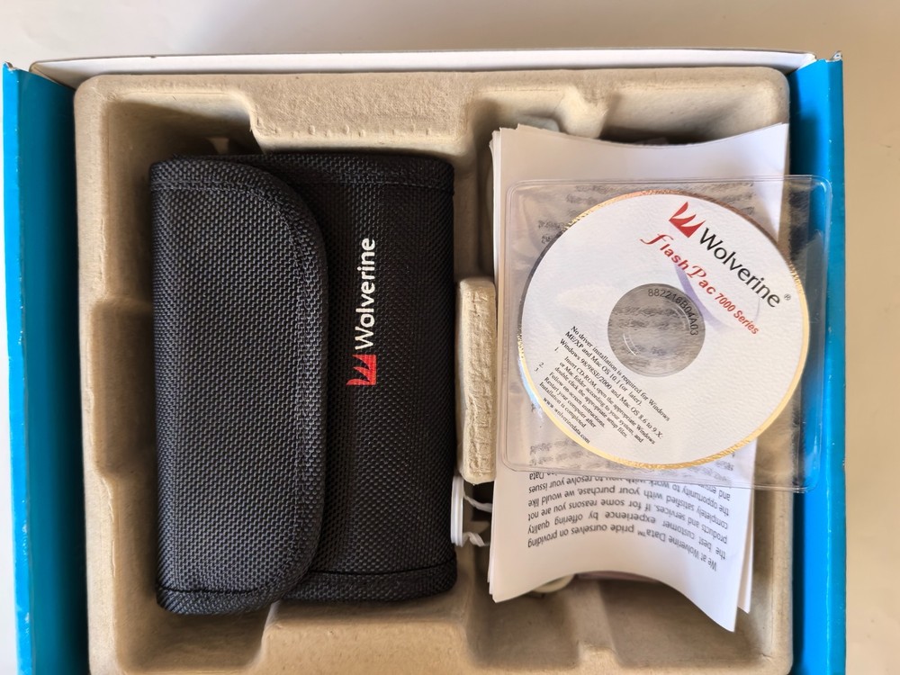 Wolverine Data 80GB FlashPac 7000 Series Portable Data Storage HDD Version