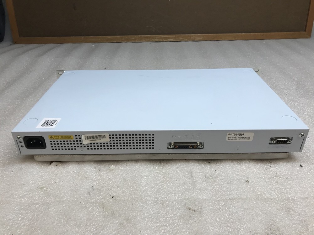 3Com Switch 4228G 3c17304 Super Stack 3 Switch with Power Cables