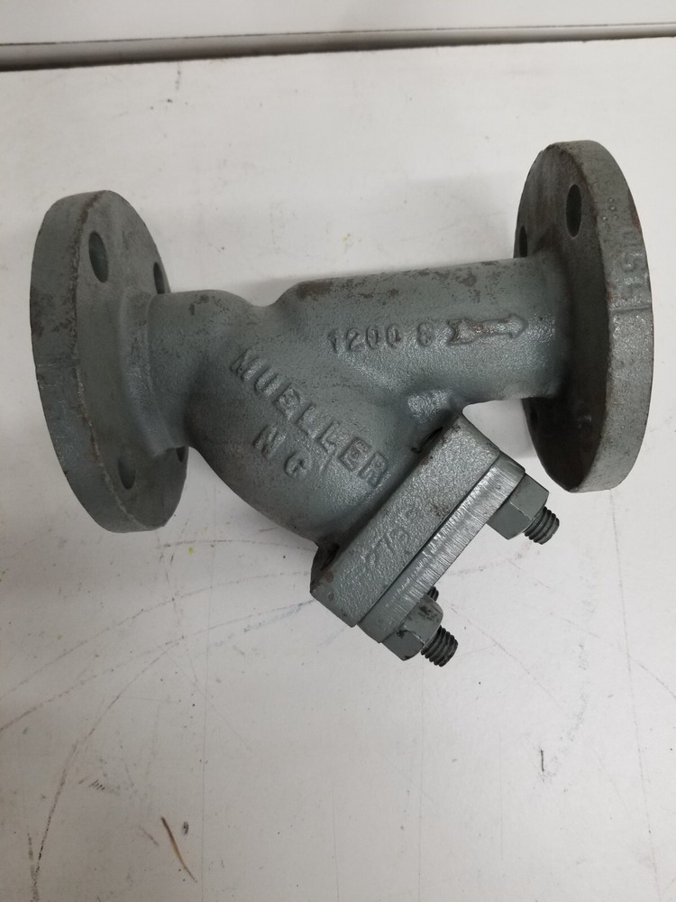 Mueller 1200-9     1" Steel Flanged Check Valve