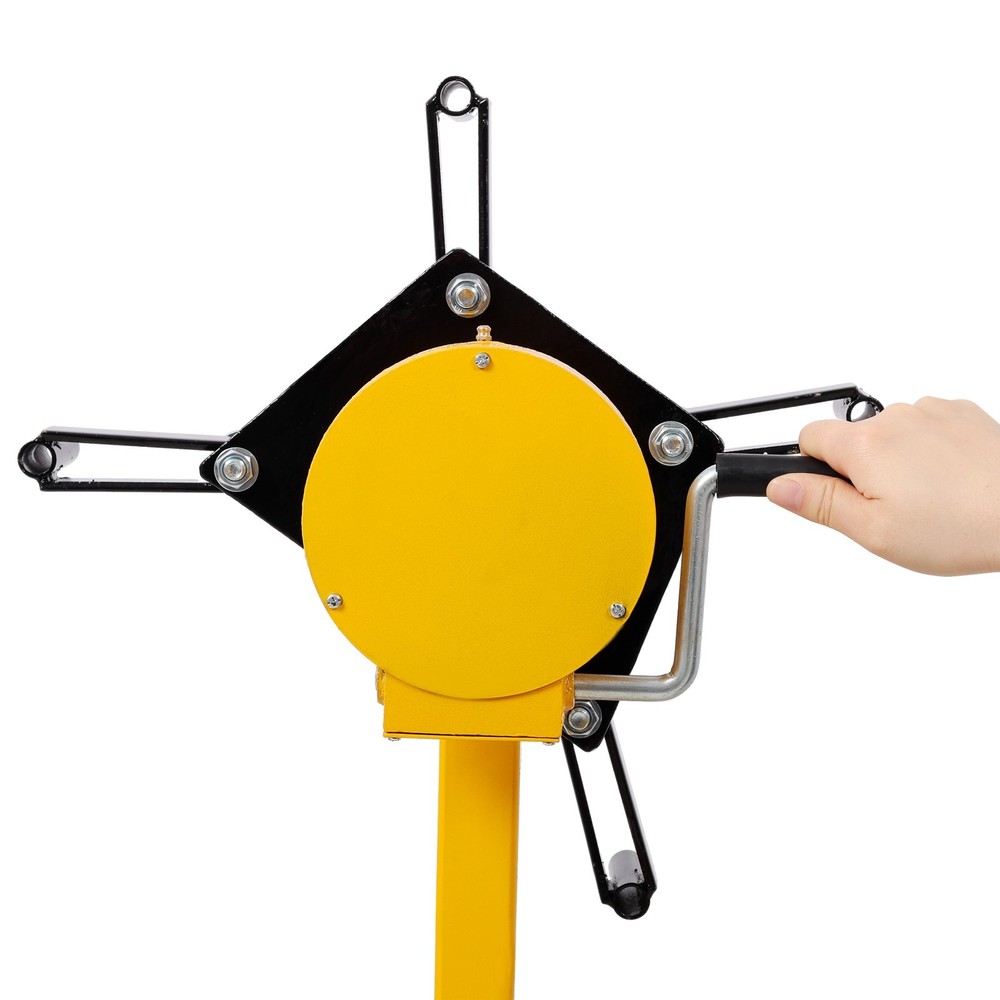 1000lbs Folding Engine Stand - 360° Rotating Head, Yellow