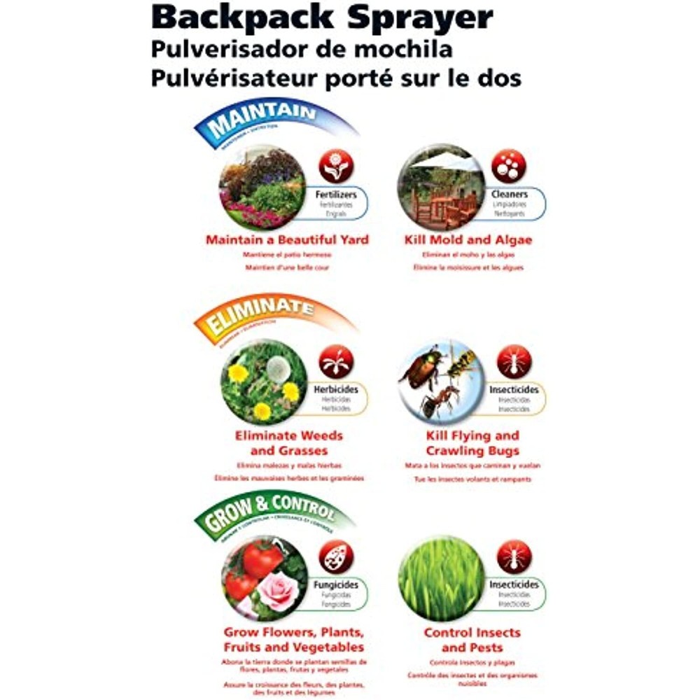 SOLO 10207 4Gl Backpack Sprayer, white