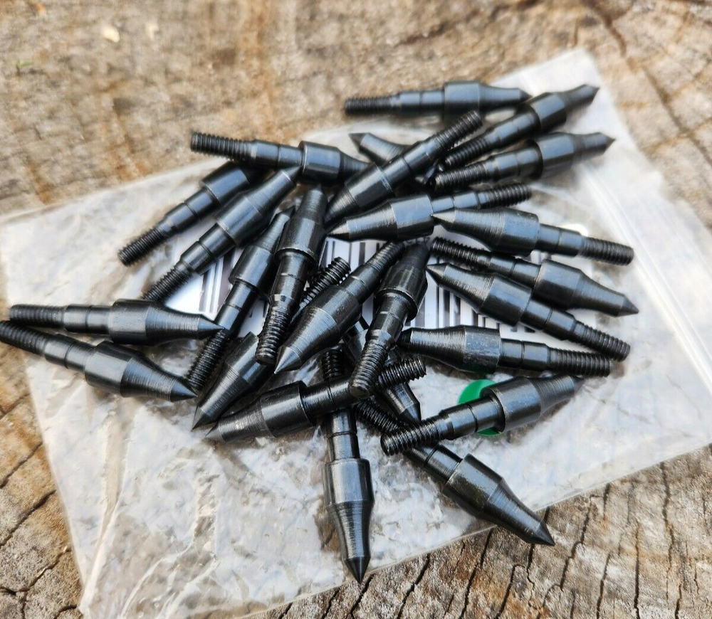 25 Pack Trophy Ridge Archery Field Tips Points Practice Points Heads 100 Grain