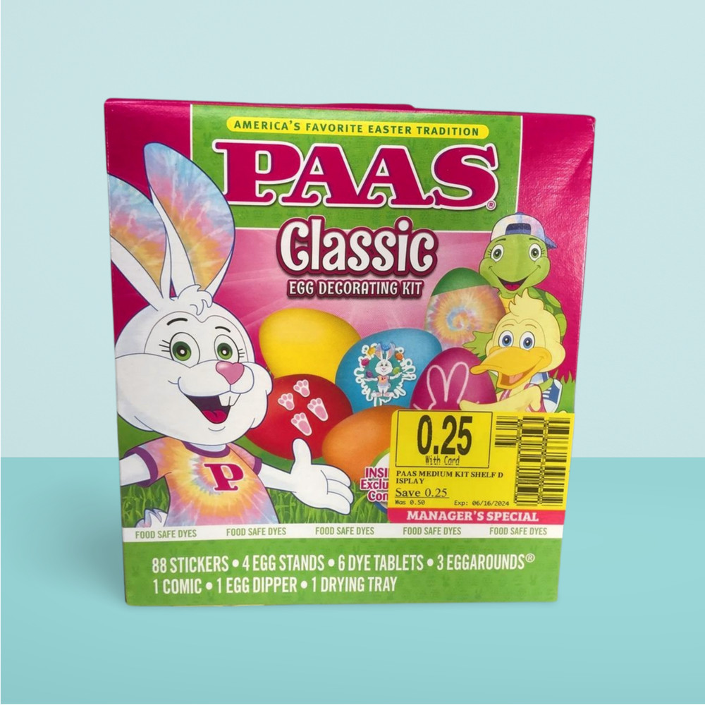 Paas Egg Decorating Kit (including 88 stickers)