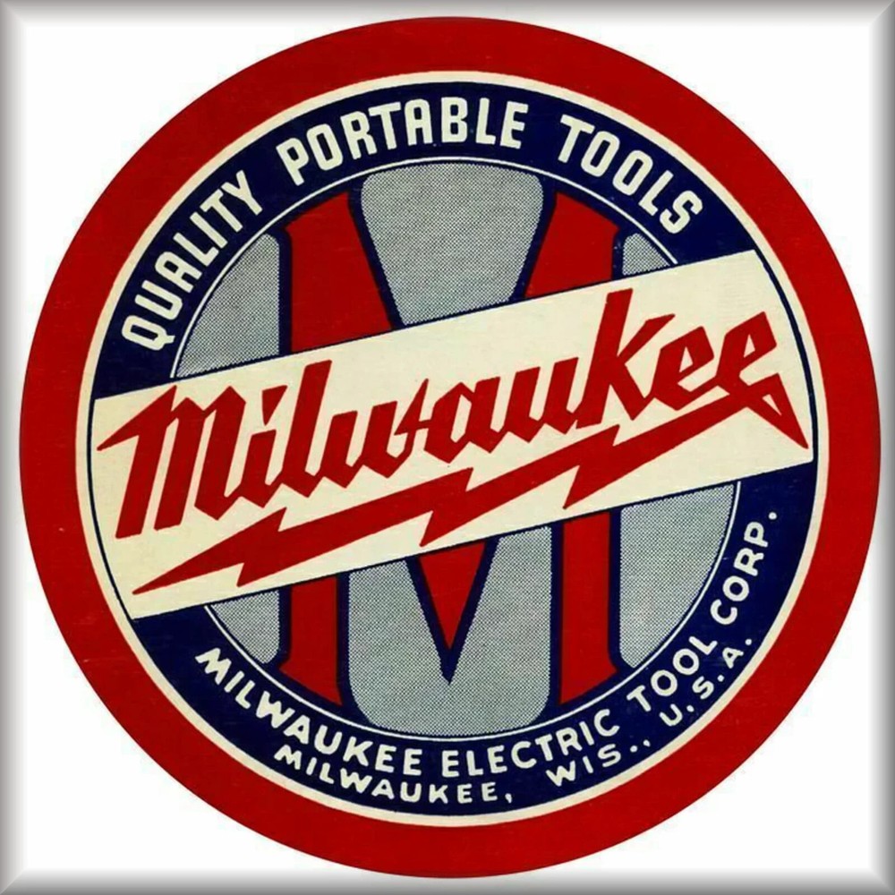 MILWAUKEE TOOL Emblem / Logo, Toolbox - Refrigerator Magnet, 42 MIL