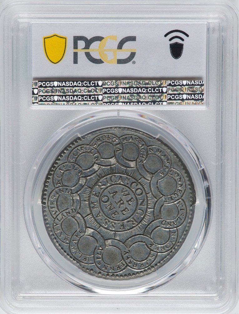 1776 CONTINENTAL $1 PCGS MS 63