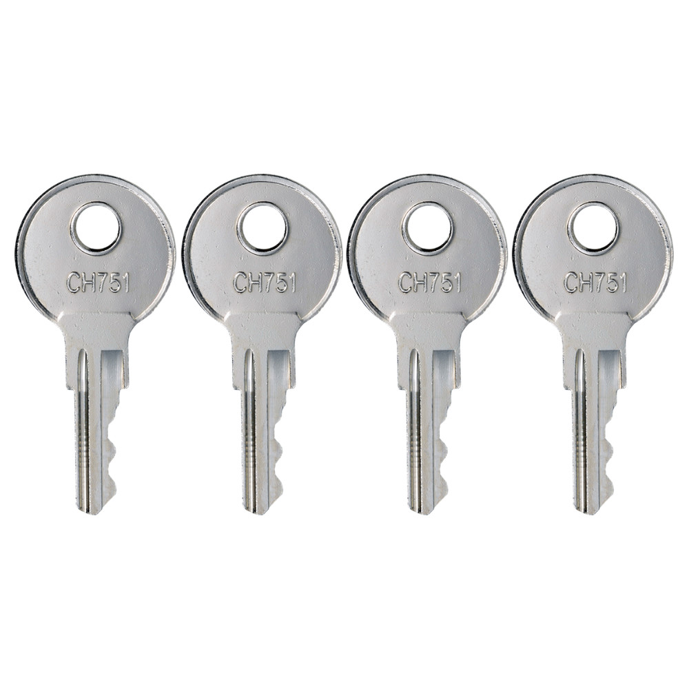 4 New RV Trailer Camper Compartment Door Hatch Key Keys CH751 CH 751