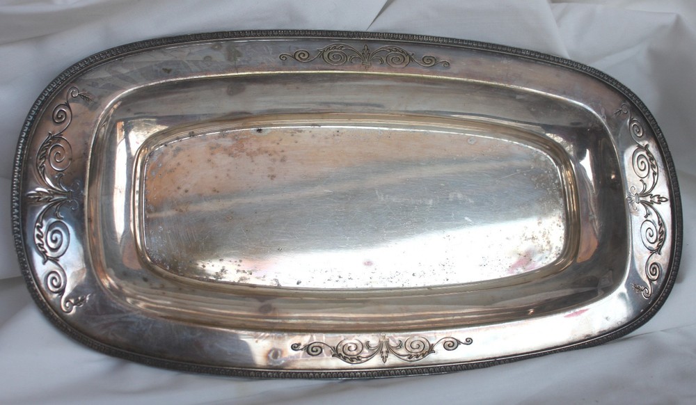 Antique Pairpoint Sheffield Silver Plate Rectangular Tray  1880-1894