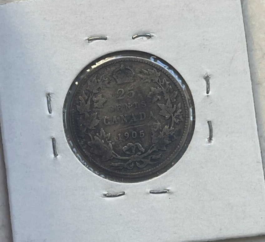 1905 Canada 25 Cents - Silver - #3