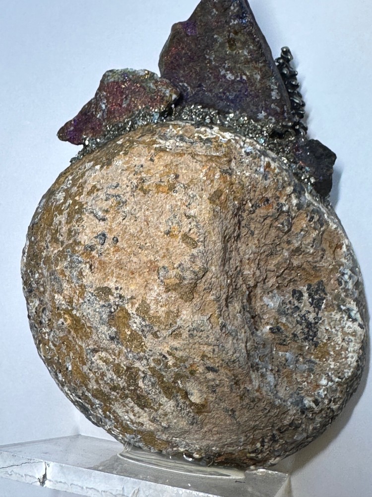 Geode Sculpture ALASKA Gold Mining scene