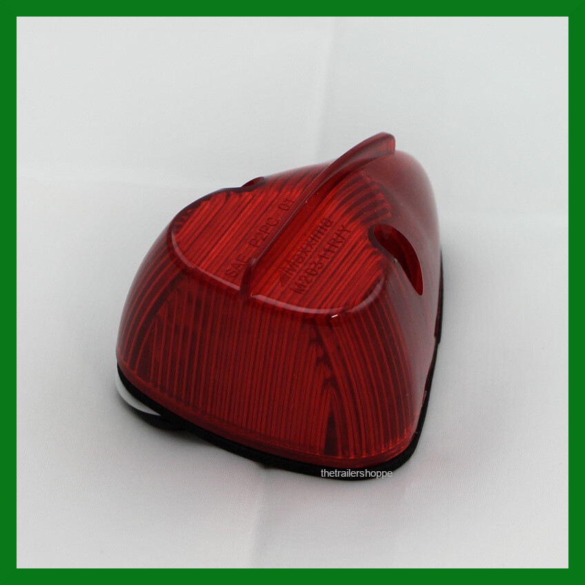 Maxxima Red Truck Pick-up Cab Roof Clearance Bus Marker LED Lights Set of 5