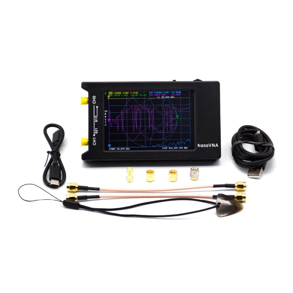 NanoVNA-H4 Antenna Analyzer 10KHz -1.5GHz 4.3 Version Vector Network Analyzer