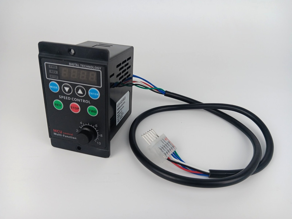 110V Single Phase Induction Gear Motor Programmable Digital Speed Controller