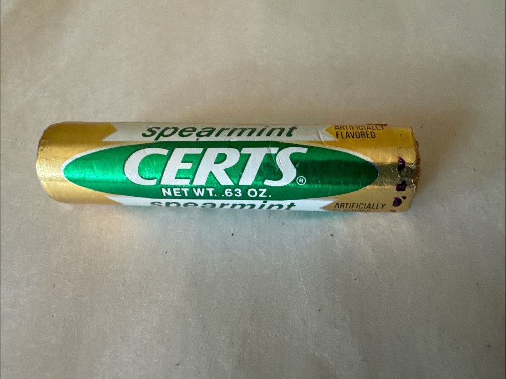 CERTS Spearmint mints with Retsyn