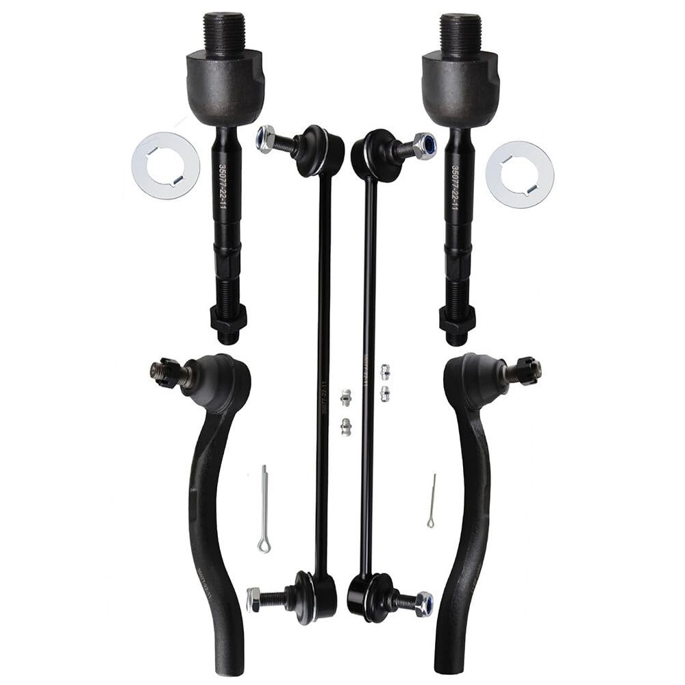 8pcs Front Strut Assembly Stabilizer Link Tie Rod Kit For Civic 2013-2015