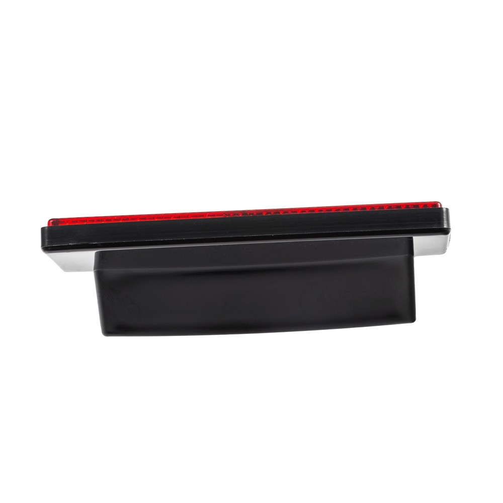 Reflector "Fender" Red Rectangular 93x28mm Self Adhesive Motorcycle License Plate