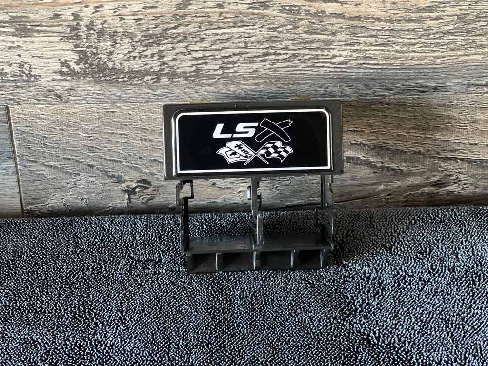 Silverado Dash emblem--LSx White/Black