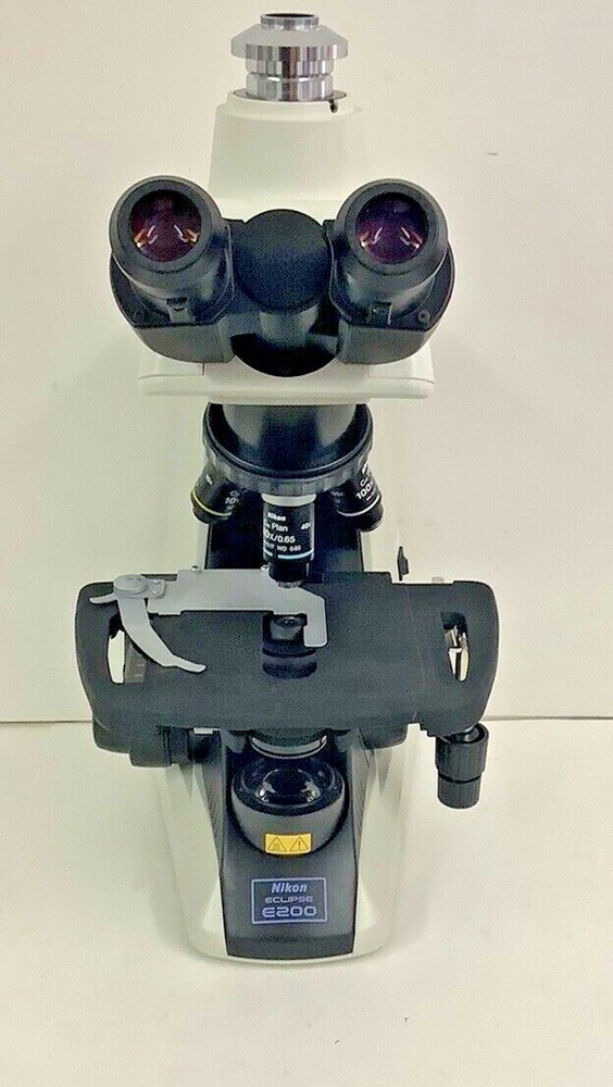 Nikon Eclipse E200 Trinocular Microscope Pro Biological Microscope 10X/40X/100X