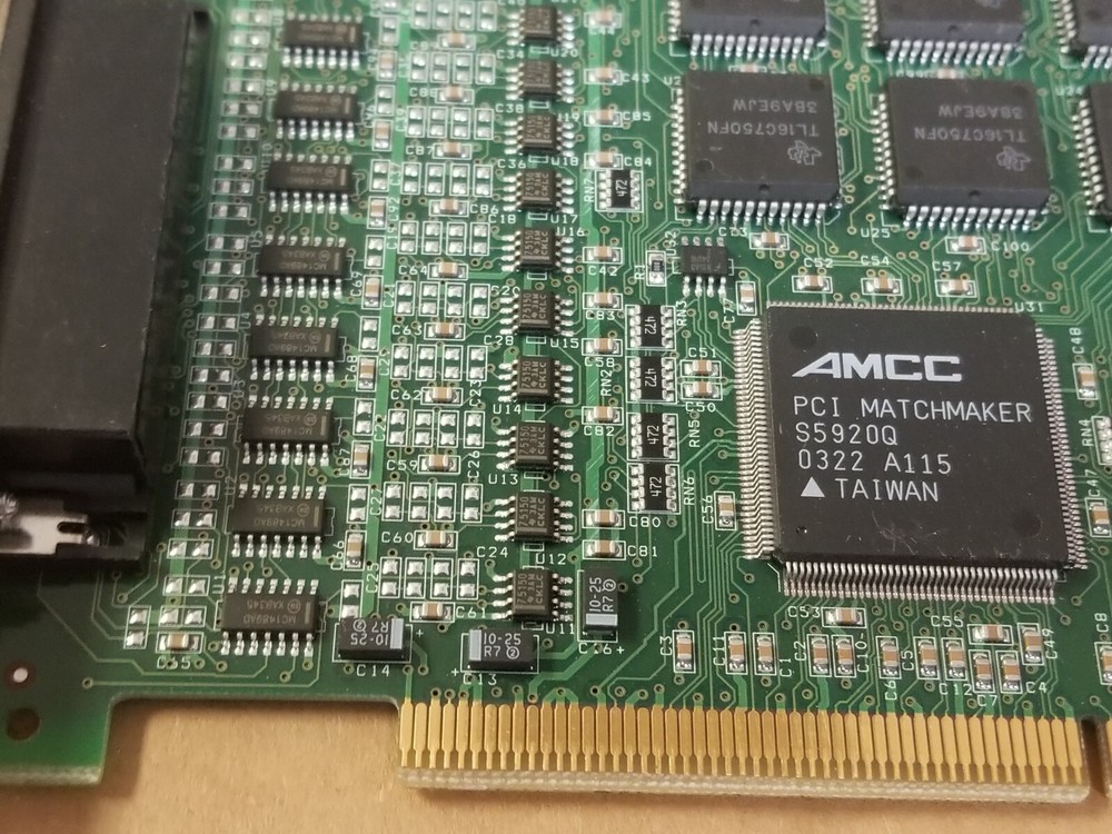 Quatech ESC-100D multi Serial PCI Interface Circuit board Card PCB #K70