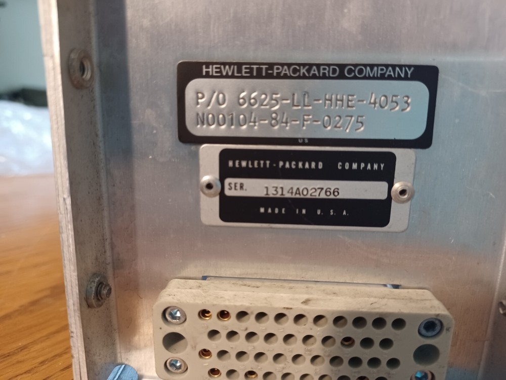 Hewlett Packard HP 86631B Auxiliary Section Plug-In Module System