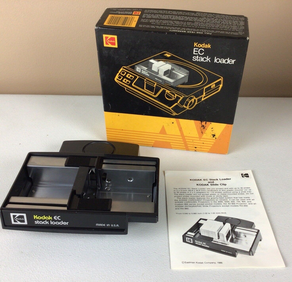 Kodak EC Stack Loader for Slide Projector EC 40 Cat. 151 4249