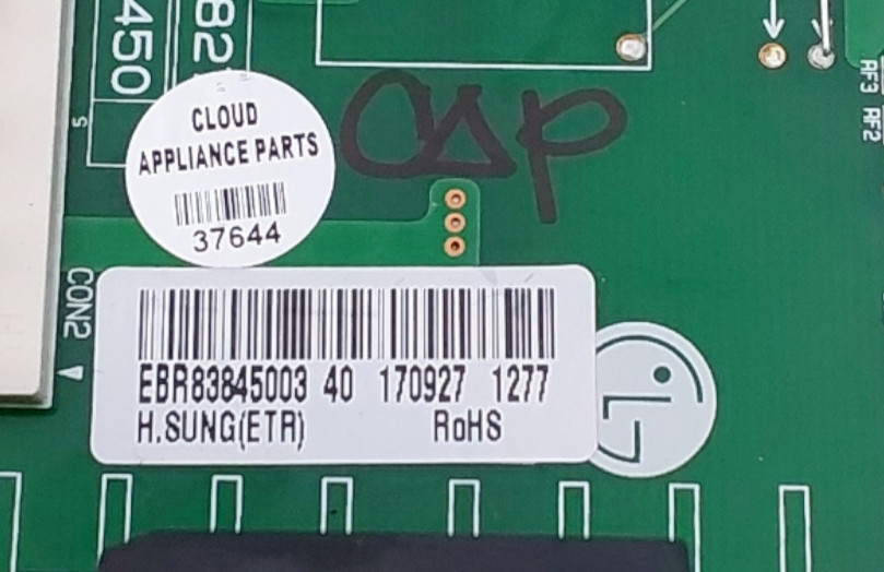 Genuine LG Fridge Control Board EBR83845003 Same Day Shipping & 60 Days Warranty