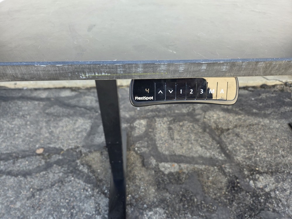 Flexispot Adjustable Workbench, 62"x32", 600 Lb. Capacity, Phenolic Top, Used