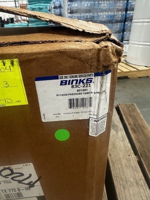 Binks 83C-211 Pressure Tank Assembly - Bottom Assembly - NEW!!!