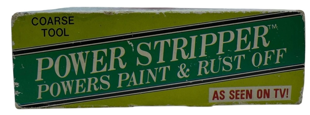 Power Stripper Coarse Tool Medium-Heavy Use Remove Paint Rust Fits ¼" + ⅜" Drill