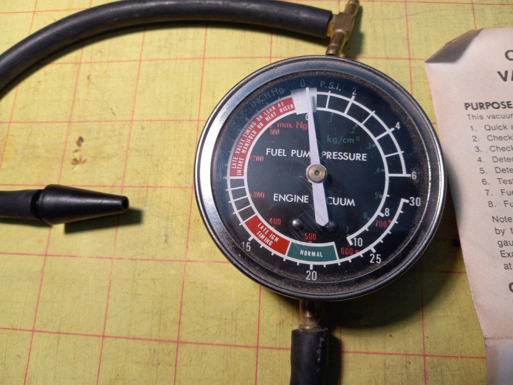 vacuum fuel pump tester kit