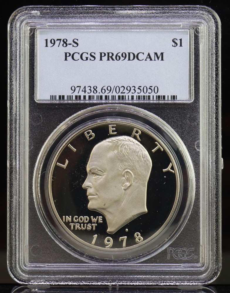 1978-S Eisenhower Clad Dollar PCGS PR69DCAM