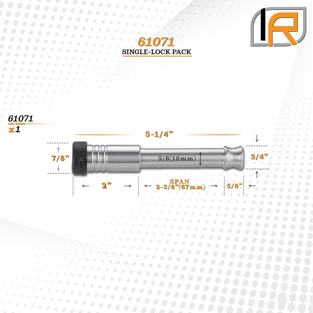 61071-D | Receiver Lock for 2 in Receiver Class III, IV