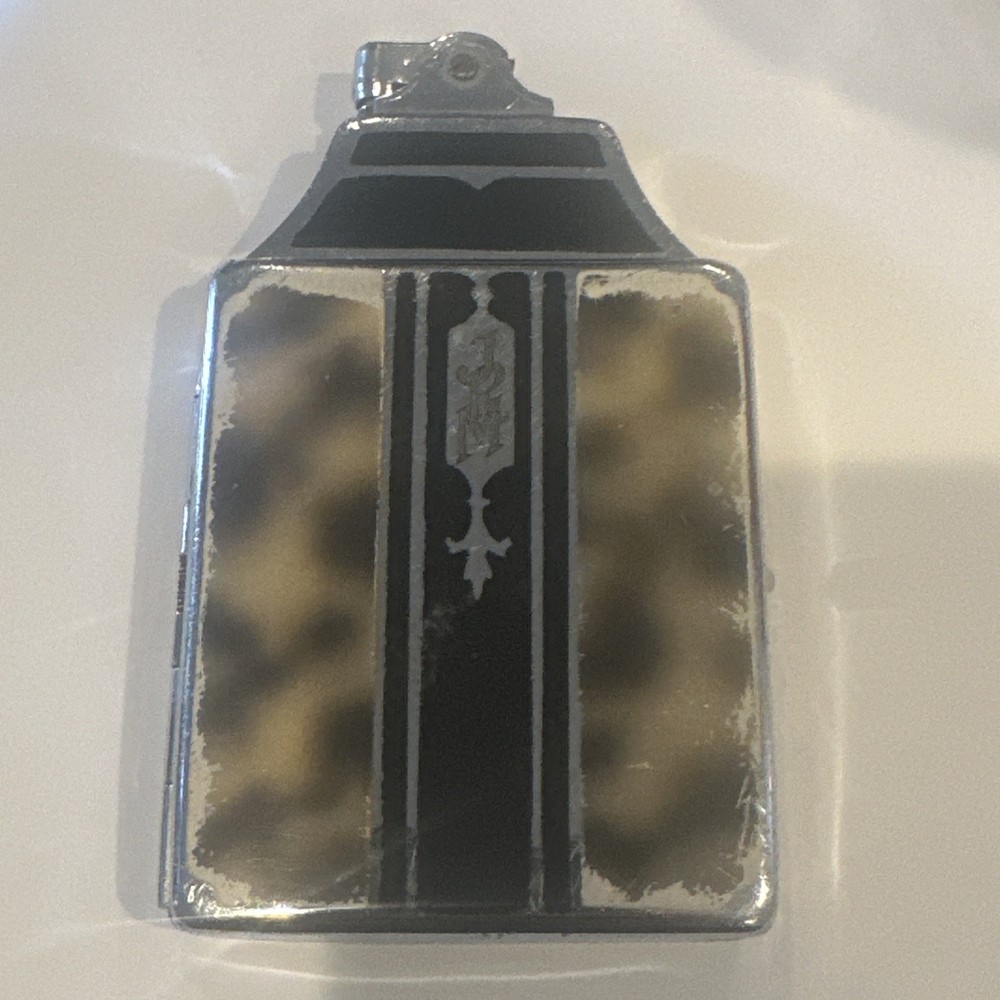 1940s Ronson Master case Cigarette Lighter Case Combo Vintage