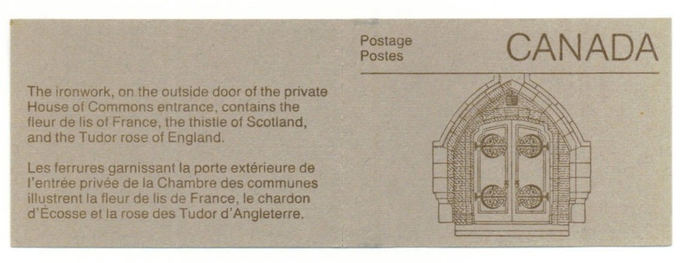 Canada - Booklet BK88a - 1985 - Ironwork