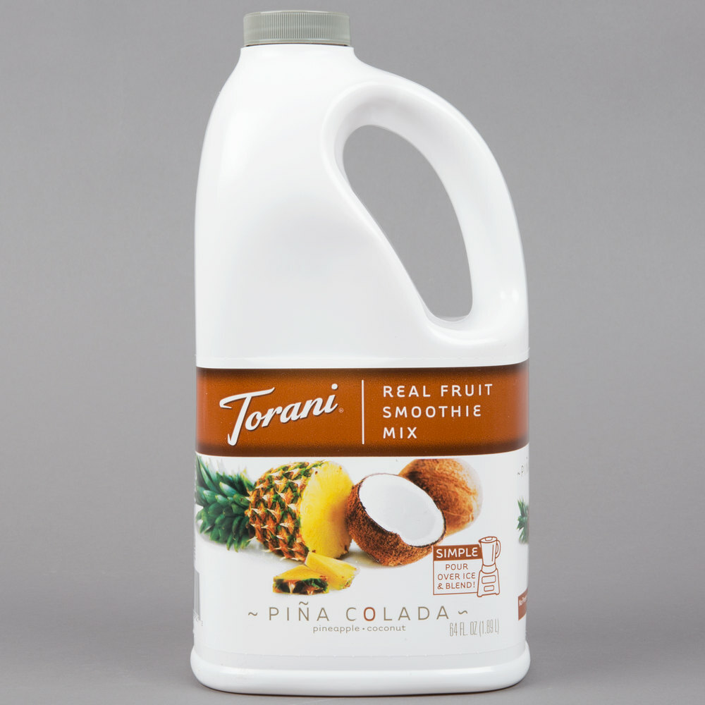 Torani 64 fl. oz. Pina Colada Fruit Smoothie Mix